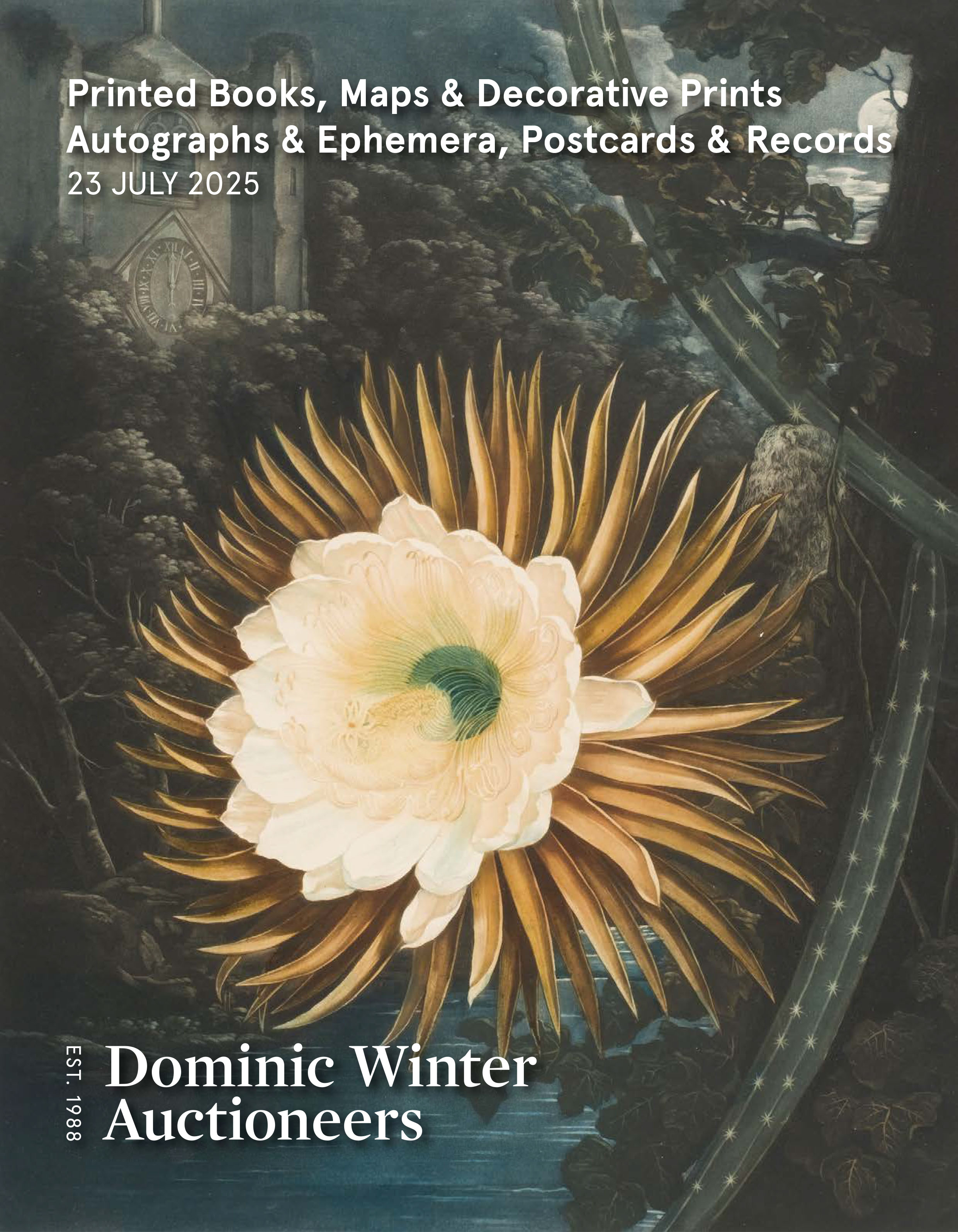 Printed Books, Maps & Decorative Prints, Autographs & Ephemera, Postcards & Records